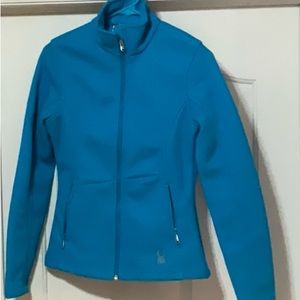 Women's Size S Spyder Core Turquoise Blue Full Zip Jacket